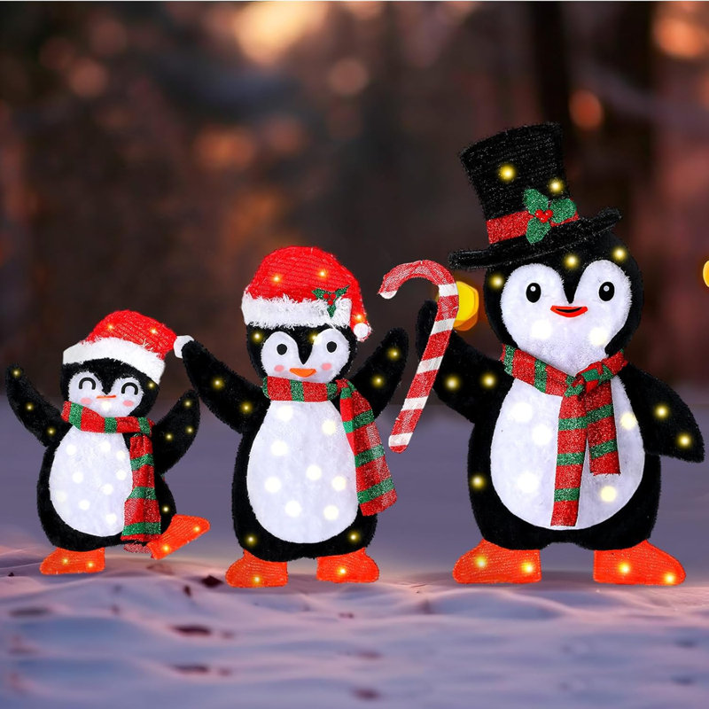 Outdoor penguin lights hot sale